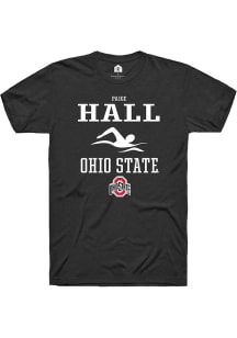 Paige Hall  Ohio State Buckeyes Black Rally NIL Sport Icon Short Sleeve T Shirt