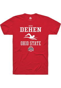 Reese Dehen  Ohio State Buckeyes Red Rally NIL Sport Icon Short Sleeve T Shirt