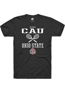 Alessia Cau  Ohio State Buckeyes Black Rally NIL Sport Icon Short Sleeve T Shirt