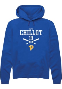 Gavin Chillot Rally Mens Blue Pitt Panthers NIL Sport Icon Hooded Sweatshirt