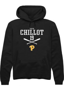 Gavin Chillot Rally Mens Black Pitt Panthers NIL Sport Icon Hooded Sweatshirt