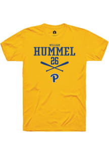 William Hummel Gold Pitt Panthers NIL Sport Icon Short Sleeve T Shirt