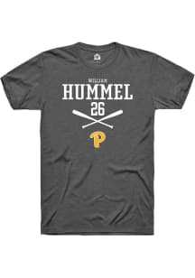 William Hummel Dark Grey Pitt Panthers NIL Sport Icon Short Sleeve T Shirt