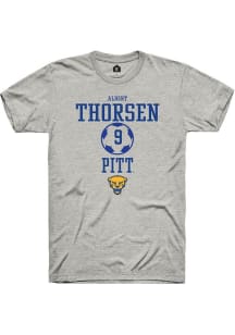 Albert Thorsen Ash Pitt Panthers NIL Sport Icon Short Sleeve T Shirt