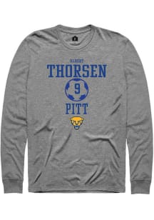 Albert Thorsen Rally Mens Graphite Pitt Panthers NIL Sport Icon Tee