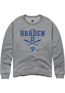 Ahmari Braden Rally Mens Graphite Pitt Panthers NIL Sport Icon Crew Sweatshirt