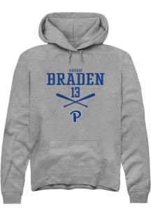 Ahmari Braden Rally Mens Graphite Pitt Panthers NIL Sport Icon Hooded Sweatshirt