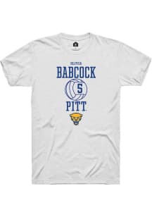 Olivia Babcock White Pitt Panthers NIL Sport Icon Short Sleeve T Shirt