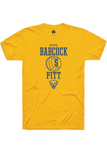 Olivia Babcock Gold Pitt Panthers NIL Sport Icon Short Sleeve T Shirt