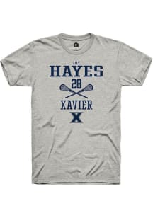 Lily Hayes  Xavier Musketeers Ash Rally NIL Sport Icon Short Sleeve T Shirt