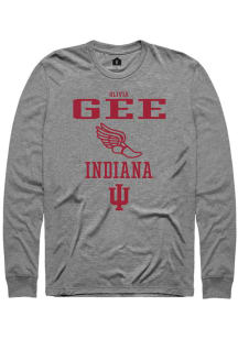 Olivia Gee Rally Mens Graphite Indiana Hoosiers NIL Sport Icon Tee