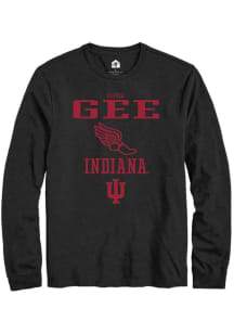 Olivia Gee Rally Mens Black Indiana Hoosiers NIL Sport Icon Tee