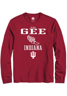Olivia Gee Rally Mens Red Indiana Hoosiers NIL Sport Icon Tee