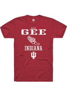 Olivia Gee Red Indiana Hoosiers NIL Sport Icon Short Sleeve T Shirt