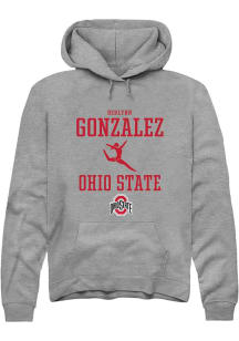 Berlynn Gonzalez  Rally Ohio State Buckeyes Mens Graphite NIL Sport Icon Long Sleeve Hoodie