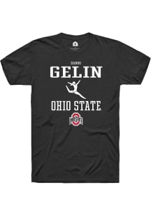 Danni Gelin  Ohio State Buckeyes Black Rally NIL Sport Icon Short Sleeve T Shirt