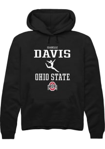 Isabelle Davis  Rally Ohio State Buckeyes Mens Black NIL Sport Icon Long Sleeve Hoodie