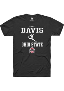 Isabelle Davis  Ohio State Buckeyes Black Rally NIL Sport Icon Short Sleeve T Shirt