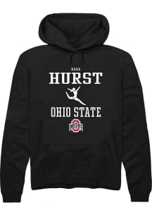 Kara Hurst Rally Mens Black Ohio State Buckeyes NIL Sport Icon Hooded Sweatshirt