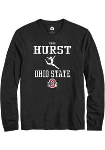 Kara Hurst Rally Mens Black Ohio State Buckeyes NIL Sport Icon Tee