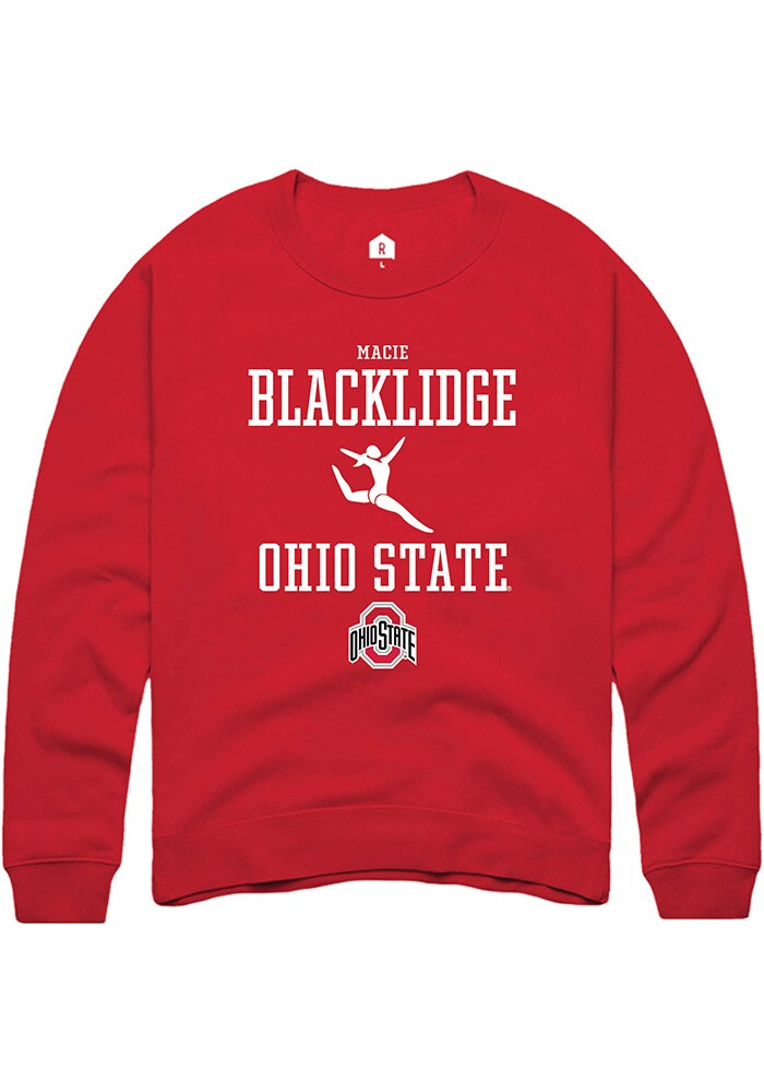 Macie Blacklidge Rally Ohio State Buckeyes Mens NIL Sport Icon Long Sleeve Crew Sweatshirt