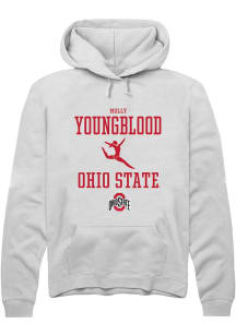 Molly Youngblood  Rally Ohio State Buckeyes Mens White NIL Sport Icon Long Sleeve Hoodie