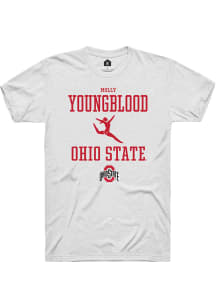 Molly Youngblood  Ohio State Buckeyes White Rally NIL Sport Icon Short Sleeve T Shirt