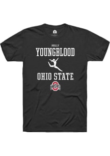 Molly Youngblood  Ohio State Buckeyes Black Rally NIL Sport Icon Short Sleeve T Shirt