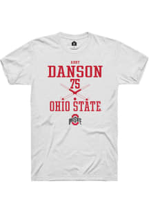 Abby Danson  Ohio State Buckeyes White Rally NIL Sport Icon Short Sleeve T Shirt