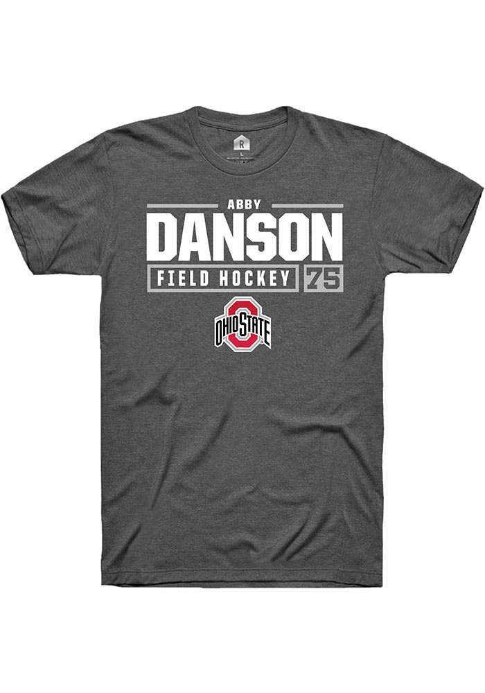 Abby Danson Ohio State Buckeyes Rally DARKGREY NIL Stacked Box Short