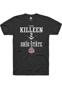 Hanna Killeen  Ohio State Buckeyes Black Rally NIL Sport Icon Short Sleeve T Shirt