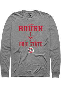 Leanne Bough  Ohio State Buckeyes Graphite Rally NIL Sport Icon Long Sleeve T Shirt