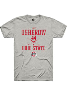 Lucy Osherow  Ohio State Buckeyes Ash Rally NIL Sport Icon Short Sleeve T Shirt