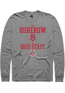 Lucy Osherow  Ohio State Buckeyes Graphite Rally NIL Sport Icon Long Sleeve T Shirt