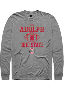 David Adolph Rally Mens Graphite Ohio State Buckeyes NIL Sport Icon Tee