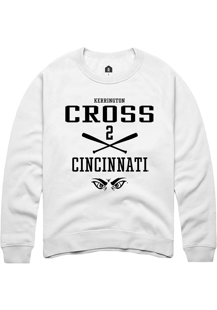 Kerrington Cross Rally Cincinnati Bearcats Mens NIL Sport Icon Long Sleeve Crew Sweatshirt