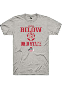 Ashton Bilow  Ohio State Buckeyes Ash Rally NIL Sport Icon Short Sleeve T Shirt