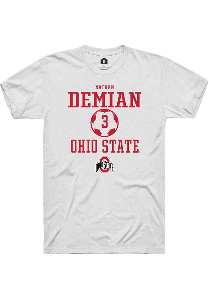 Nathan Demian Ohio State Buckeyes Rally NIL Sport Icon Short Sleeve T Shirt