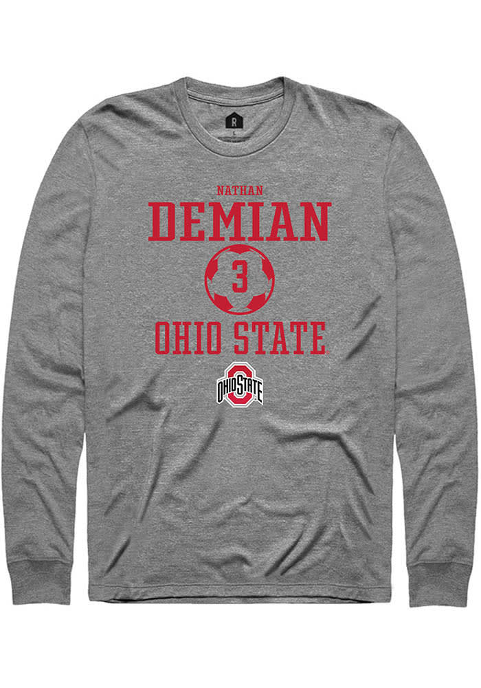 Nathan Demian Ohio State Buckeyes Rally NIL Sport Icon Long Sleeve T Shirt