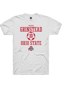 Parker Grinstead  Ohio State Buckeyes White Rally NIL Sport Icon Short Sleeve T Shirt