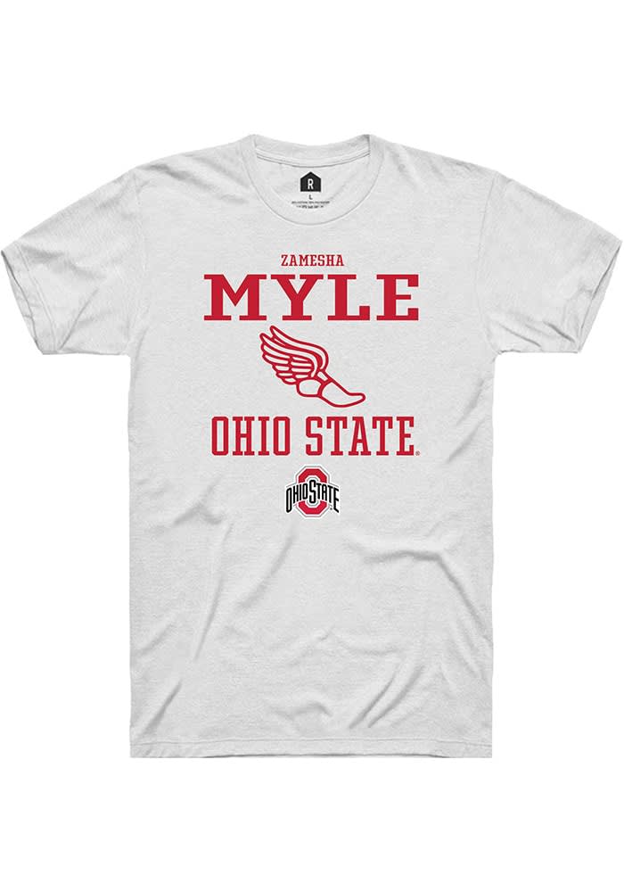 zamesha Myle Ohio State Buckeyes Rally NIL Sport Icon Short Sleeve T Shirt