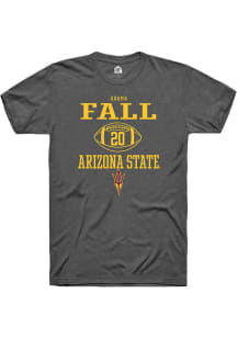 Adama Fall  Arizona State Sun Devils Dark Grey Rally NIL Sport Icon Short Sleeve T Shirt