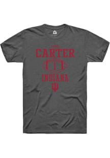 Andre Carter  Indiana Hoosiers Dark Grey Rally NIL Sport Icon Short Sleeve T Shirt