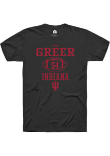 Jack Greer  Indiana Hoosiers Black Rally NIL Sport Icon Short Sleeve T Shirt