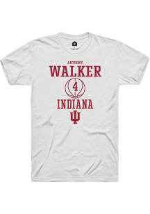 Anthony Walker  Indiana Hoosiers White Rally NIL Sport Icon Short Sleeve T Shirt