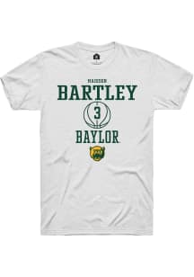 Madison Bartley  Baylor Bears White Rally NIL Sport Icon Short Sleeve T Shirt