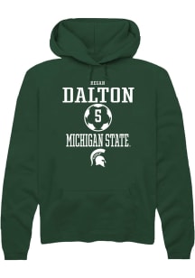 Regan Dalton  Rally Michigan State Spartans Mens Green NIL Sport Icon Long Sleeve Hoodie