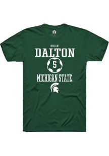 Regan Dalton  Michigan State Spartans Green Rally NIL Sport Icon Short Sleeve T Shirt