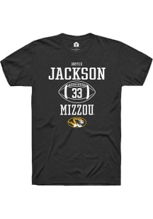 Bryce Jackson  Missouri Tigers Black Rally NIL Sport Icon Short Sleeve T Shirt
