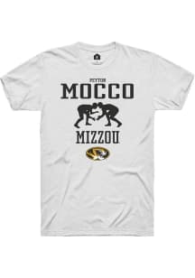Peyton Mocco  Missouri Tigers White Rally NIL Sport Icon Short Sleeve T Shirt